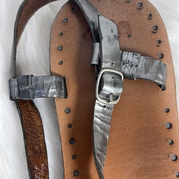 UGG Australia Jordyane Pewter Strap Sandals Sz 11 - Picture 5 of 9